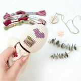 Knitting Repair Set Darning Mushroom and Egg Knitting Aid