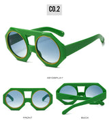 Oversized Futuristic Punk Sunglasses