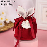 Easter Bunny Bags Velvet Rabbit Ears Gift Packing Chocolate Candy Bags