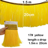1.5m Gorgeous Fringe Tassel Banner Party Foil Garlands Wall Ceiling Decoration
