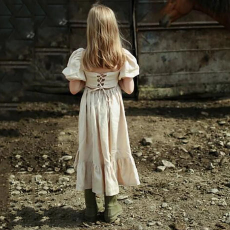 Girl's Cottage Core Dress