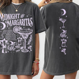 Vintage Washed Midnight Margaritas Cotton T-Shirt Practical Magic Tee