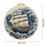 A Ship In the Ocean DIY Embroidery Kit for Beginners