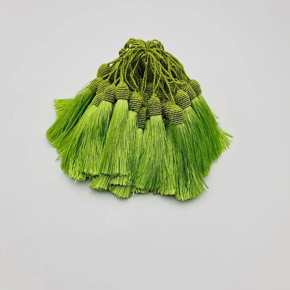 2-50pcs/lot 15cm Hanging Rope Silk Tassels Fringe Sewing Bang Tassel Trim Key Tassels for DIY Embellish Curtain Accessories