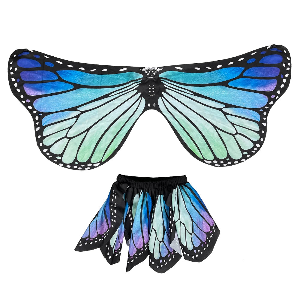 Butterfly Cosplay Wings Costumes Girl Dance Performance Accessories Halloween