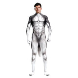 Animal Cosplay Carnival Costume Adults Bodysuit Unisex with Paws and Tail