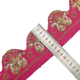 1 Yards Embroidered Rose Lace Trim Jacquard Ribbon DIY Craft Making Sewing Supplies