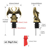 Gargoyle 2-in-1 Wine Pourer and Bottle Stopper Bar Tools Wine Aerators