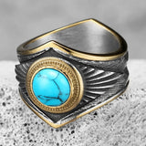 Starry Night Ring Stainless Steel Men Ring