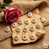 Woodlands Ceramic Pendant Charms DIY Jewellery Making