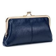 Genuine Leather Long Clutch Wallet Clip Bags Coin Purse