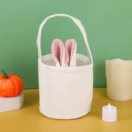 Velvety Easter Egg Hunt Rabbit Bags