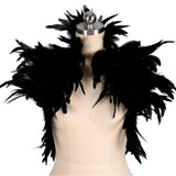 Feather Shoulder Epaulettes Festival Rave Wear