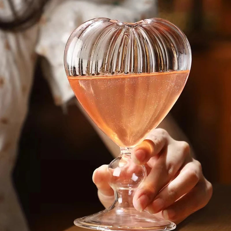 Heart Shaped Cocktail Glasses Drinkware