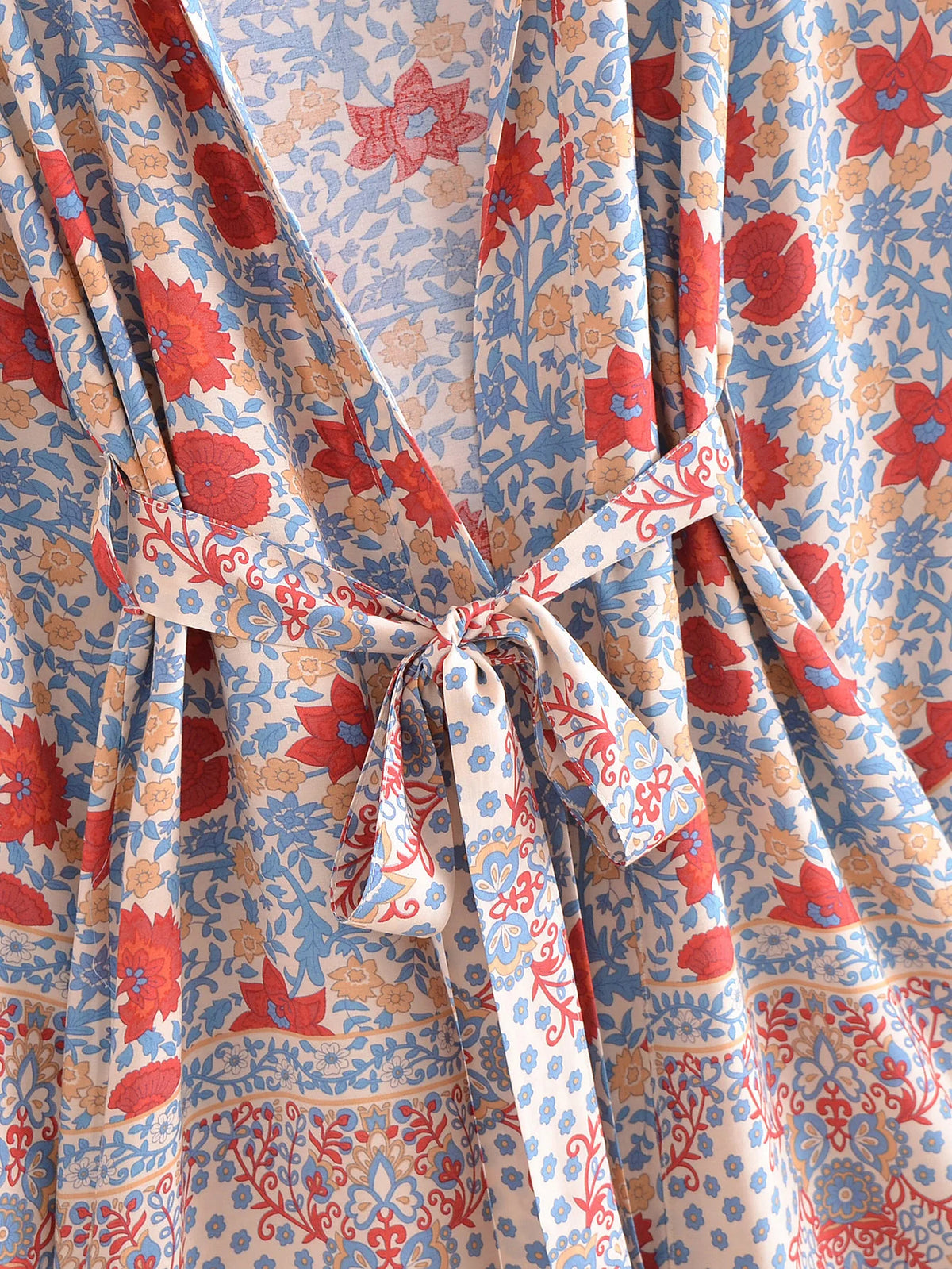 Boho Cover Ups Short Kimono