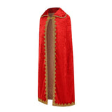 The Boy King Birthday Party King Robe Cape Cloak with Crown Sceptre