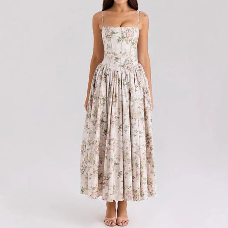 Olivietta's Floral Print Midi Sundress
