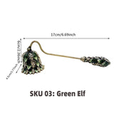 Candle Snuffers Enamel Diamonte Encrusted Long Handle Candle Extinguishers Home Decor