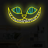 Cheshire Cat LED Neon Wall Art Halloween Decoration