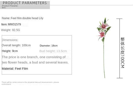 Lily Flower 86CM Artificial Flower Arrangement