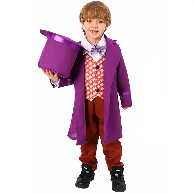 Willy Wonka Charlie and the Chocolate Factory Oompa Loompa Cosplay Book Week Halloween Costumes