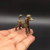 Copper Poodle Figurine Tea Pets