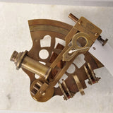 Replica Antique Sextant Brass Ornaments Nautical Desktop Decoration