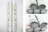 Ink Floral Self Adhesive Wallpaper Black Flower Removable Peel and Stick Wallpaper