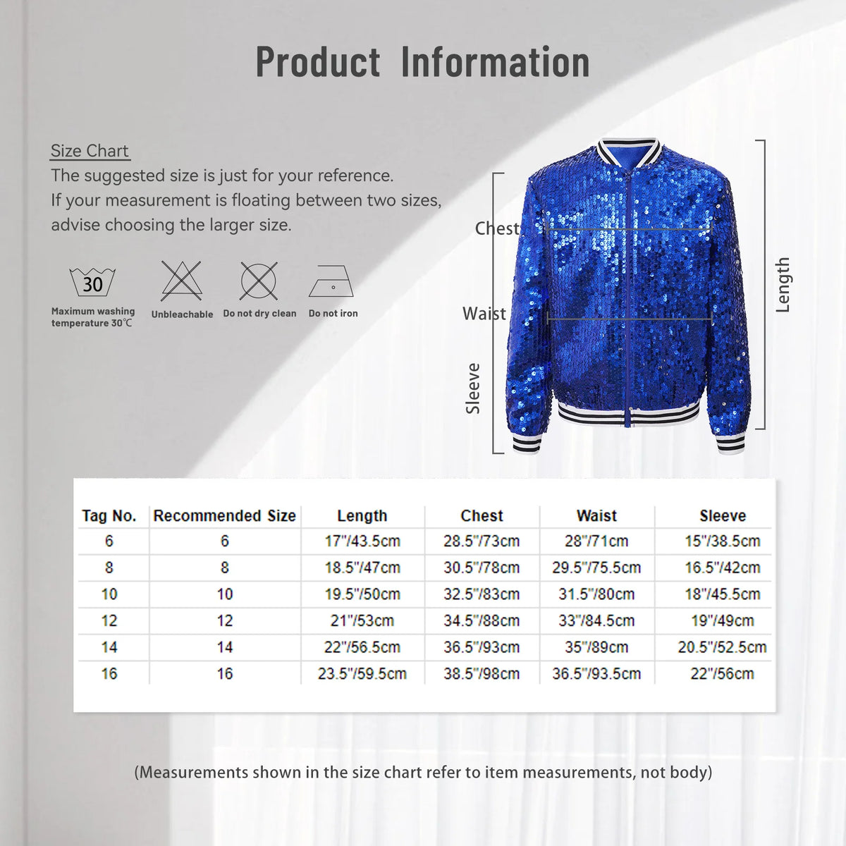 Kids Girls Sequinned Dance Bomber Jackets