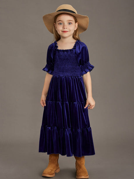 Girls Velvet Photoshoot Dresses