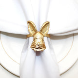 6Pcs Woodland Bunny Napkin Rings