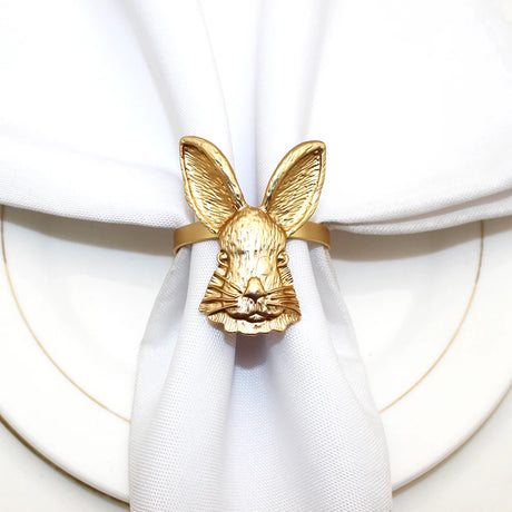 6Pcs Woodland Bunny Napkin Rings