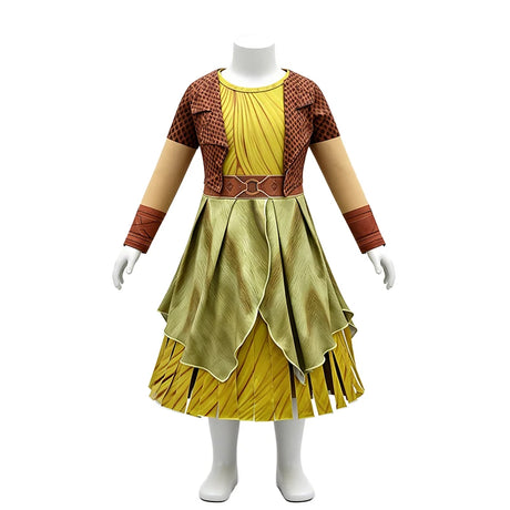 Adventure Princess Raya Warrior Girls Outfits Halloween Cosplay Last Dragon Book Week Children's Costume