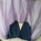Professional Ballet Long Tutu Dress Purple Dance Performance Competition Costumes