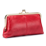 Genuine Leather Long Clutch Wallet Clip Bags Coin Purse