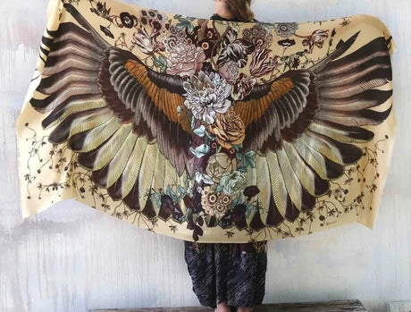 Wings Fantasy Shawl Scarf Festival Cloak Rave Accessories