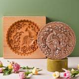 Gardener's Treats Wooden Cookie Moulds Baking Press Embossing Tools Gifts