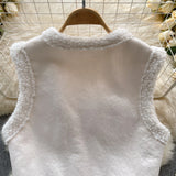 Autumn Winter Folk Vest Embroidered Outerwear