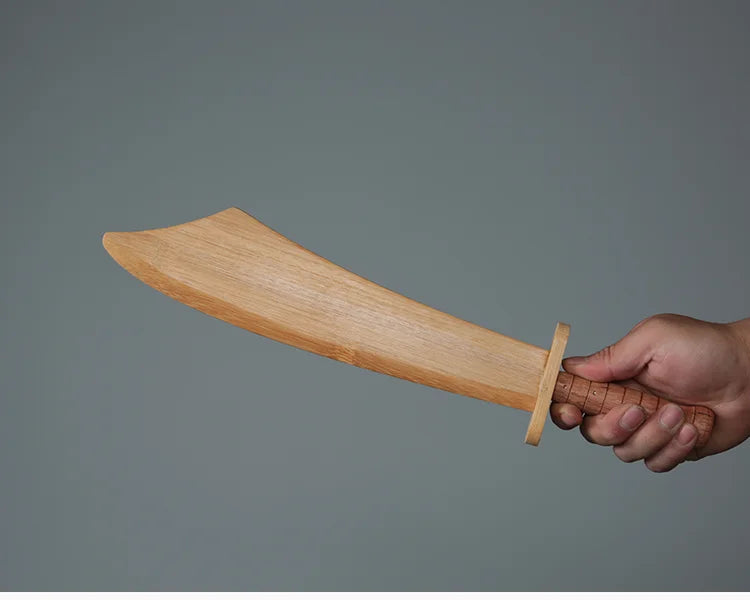 Solid Wooden Sword Children's Imaginative Play Toy LARP