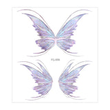Temporary Tattoo Glitter Fairy Butterfly Face Tattoos