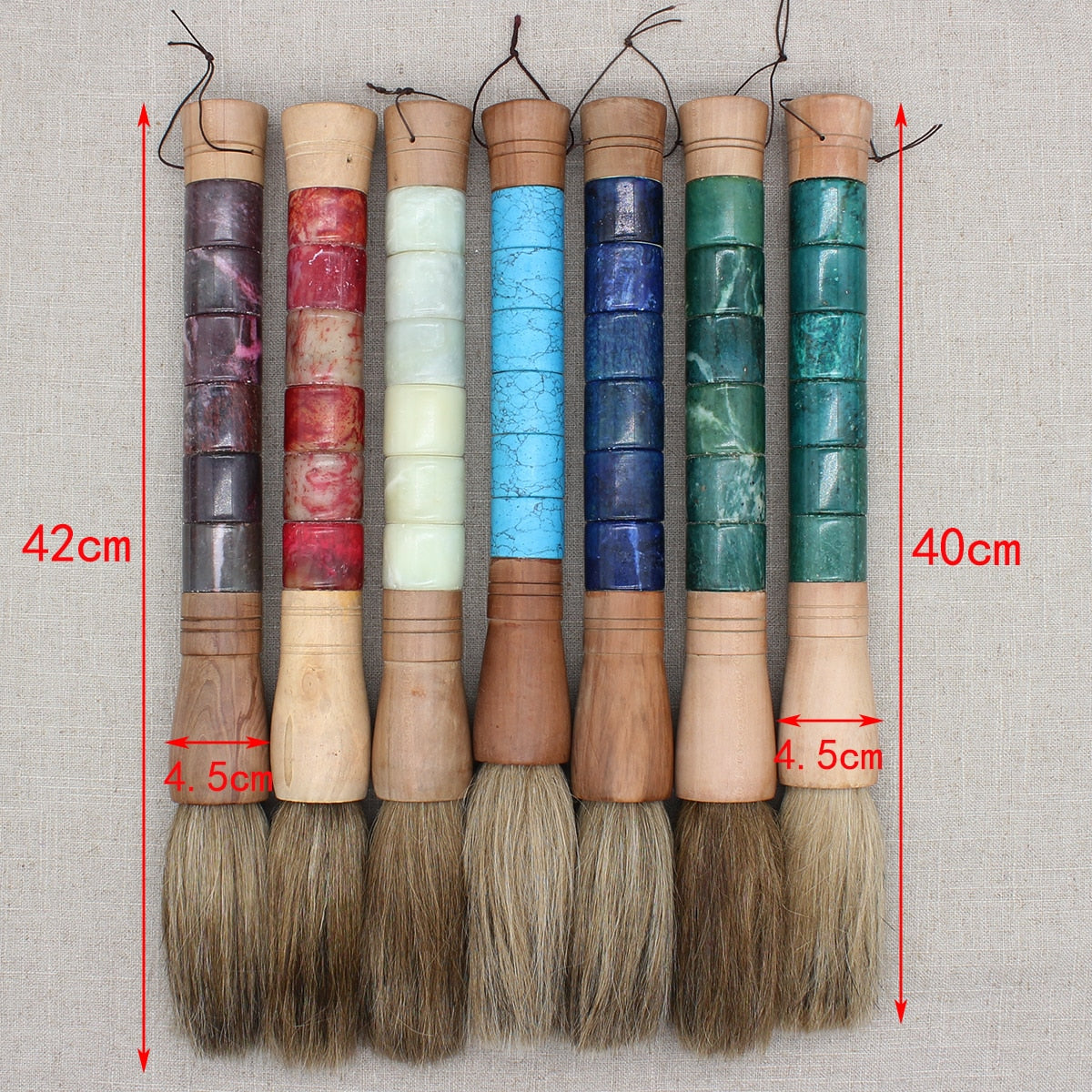 Decorative Stone Calligraphy Artist's Brush