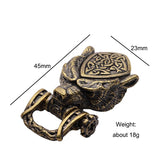 Brass Bear Head for Paracord Wristbands