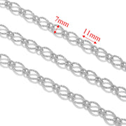 1meter PVD Gold Plated Stainless Steel Thick Large Heavy Chains Necklace Bracelet DIY Jewellery Making Finding