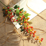 70CM Holly Branch Artificial Red Berries Christmas Ornaments DIY Xmas Decor