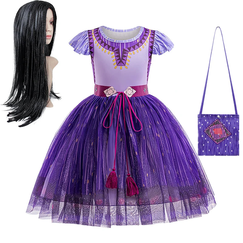 Princess Asha Halloween Dress Ups Costumes