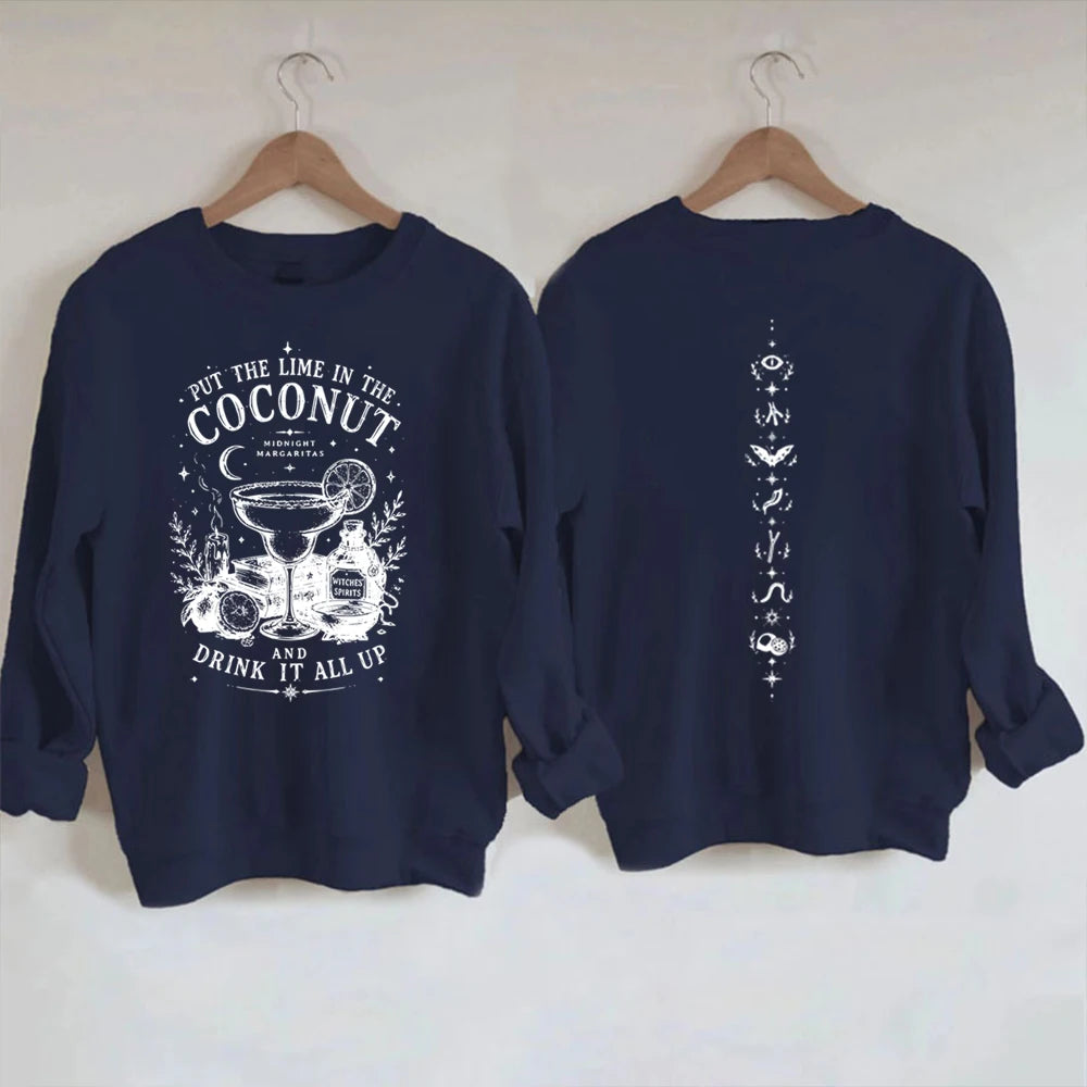 Midnight Margaritas Practical Magic Sweatshirt Pullover
