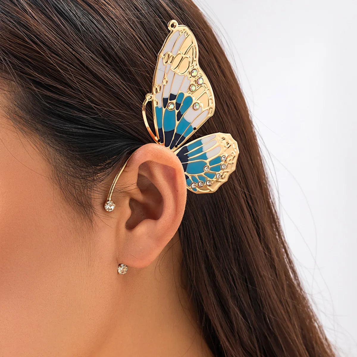 1PC Butterfly Ear Clips