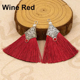 2/4/6Pcs Mini Craft Tassel Handmade Soft Silk Tassel for Earring Jewelry Making DIY Projects Keychain Bookmarks
