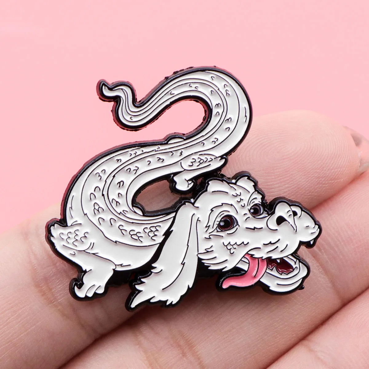 Neverending Story Falkor Luck Dragon Enamel Pins Brooches Badge Lapel Pin