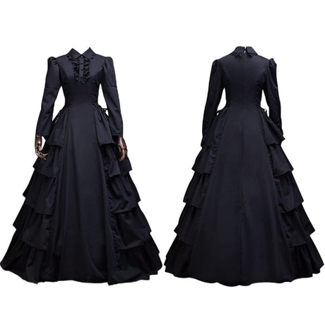 Black Widow Victorian Dress Costume